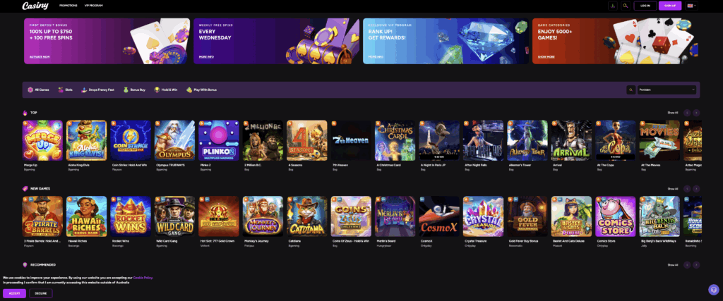 Comprehensive Insights on Gaming Fun Casiny Casino Review